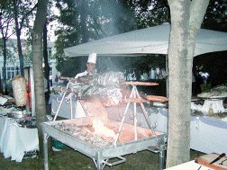 Turkish Barbecue at the Jockey Club - Photograph taken by Phil Crabill